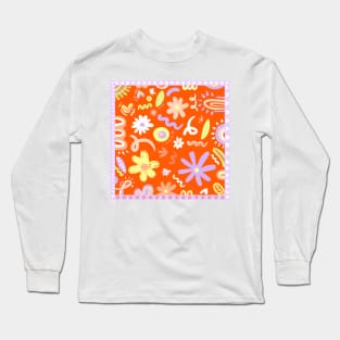 Floral doodles Long Sleeve T-Shirt